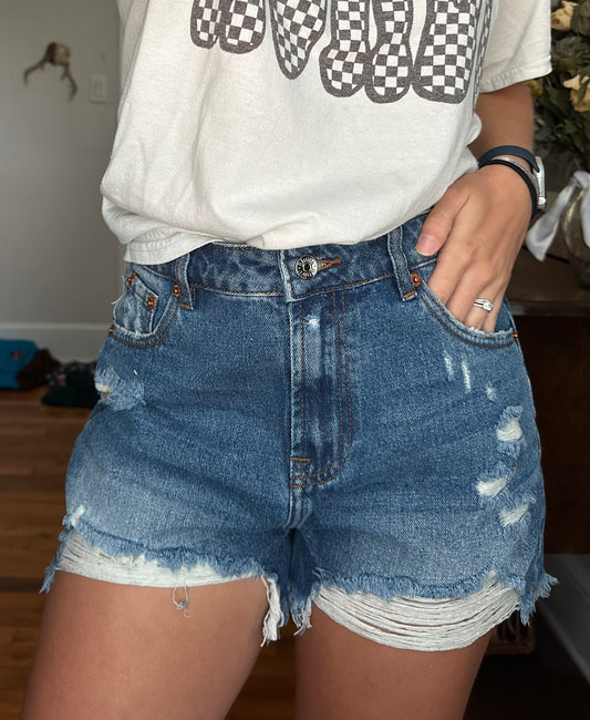 Blue Jean Babe Shorts