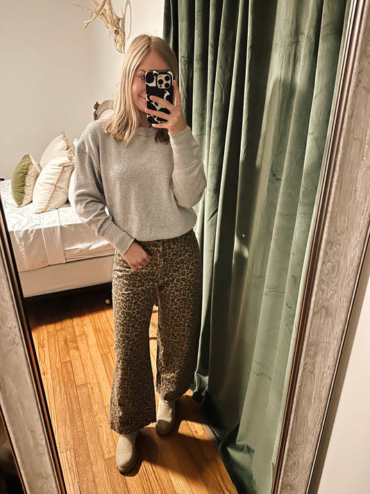 Rebel Heart Leopard Jeans