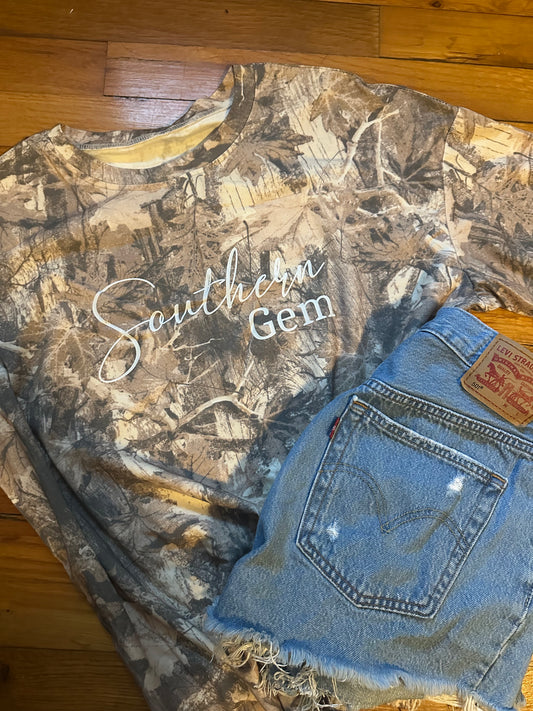 Southern Gem Camo Tee - Read Description